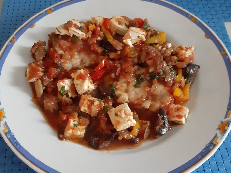 Fischauflauf mediterran