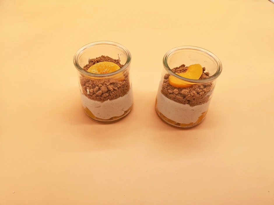 Pfirsich-Spekulatius-Trifle