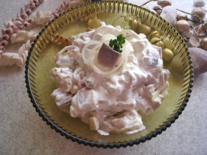Eingelegte Matjesfilets