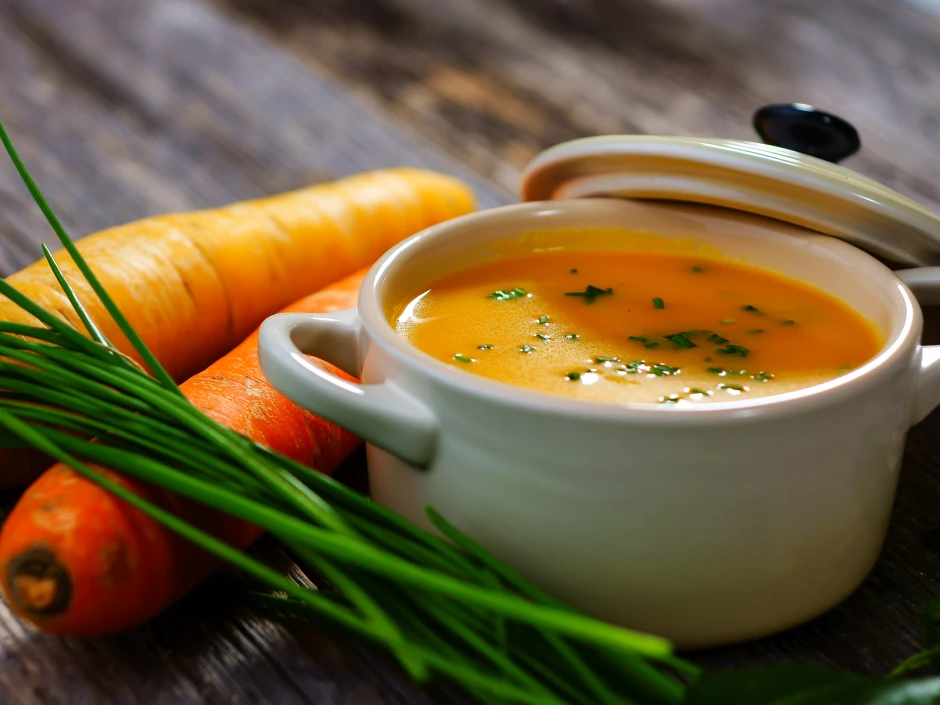 Feine Karottencremesuppe