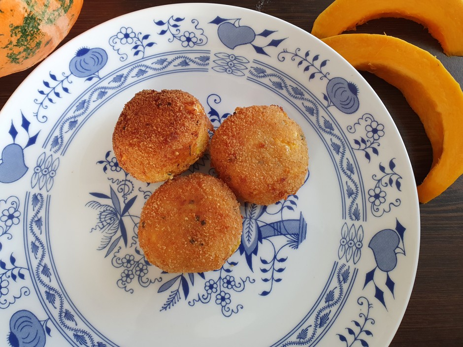 Kürbis-Schafskäse-Bällchen