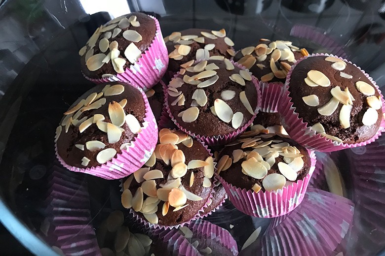 Schoko-Mandel-Muffins