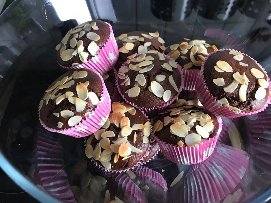 Schoko-Mandel-Muffins