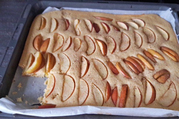 Versunkener Apfelkuchen