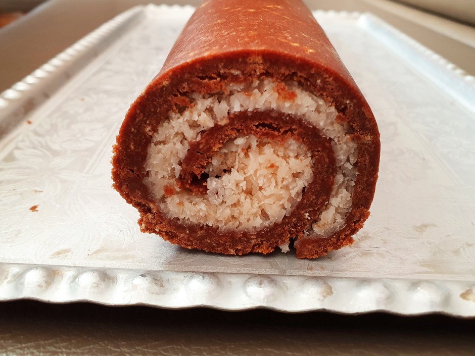 Weihnachts-Kokosrolle