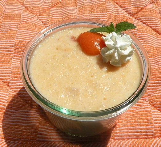 Pfirsich-Maracuja-Creme