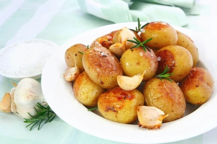 Kartoffeln vom Blech