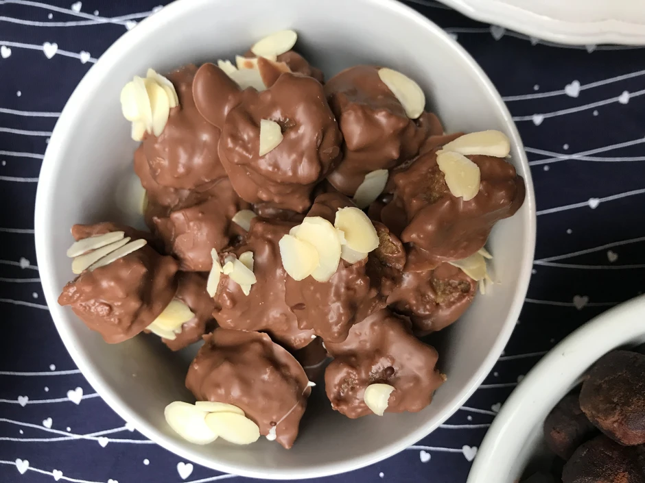 Orangenmarzipan-Pralinen