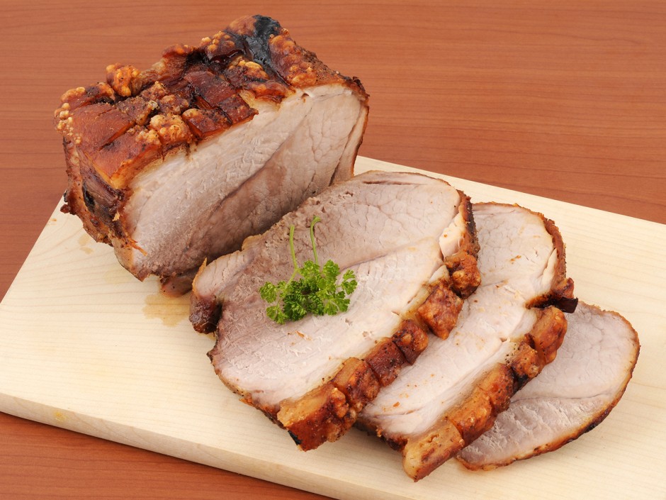 Schweinsbraten mit Kruste