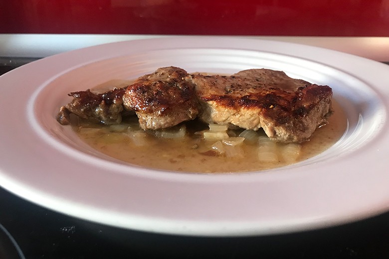 Schweinesteaks aus dem Backofen