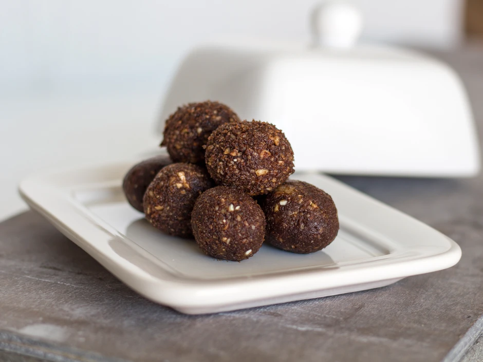 Schoko-Marzipan-Kugeln