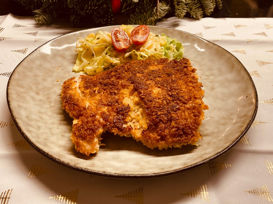 Kabeljau-Loins im Panko-Mantel