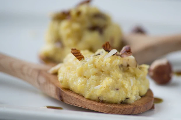 Kürbiskernölpolenta