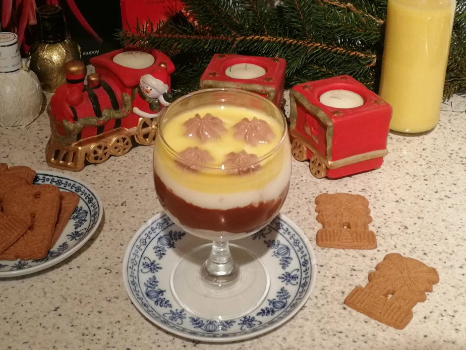 Spekulatius Eierlik&ouml;rdessert