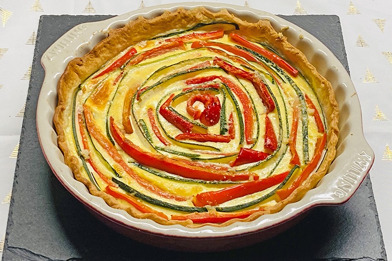 Zucchini-Paprika-Tarte
