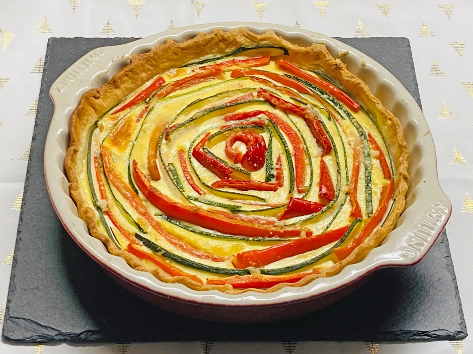 Zucchini-Paprika-Tarte