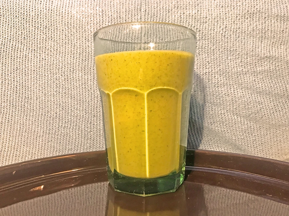 Spinat-S&uuml;&szlig;kartoffel-Kefir
