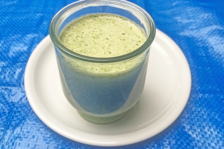 Grüne Bananenmilch