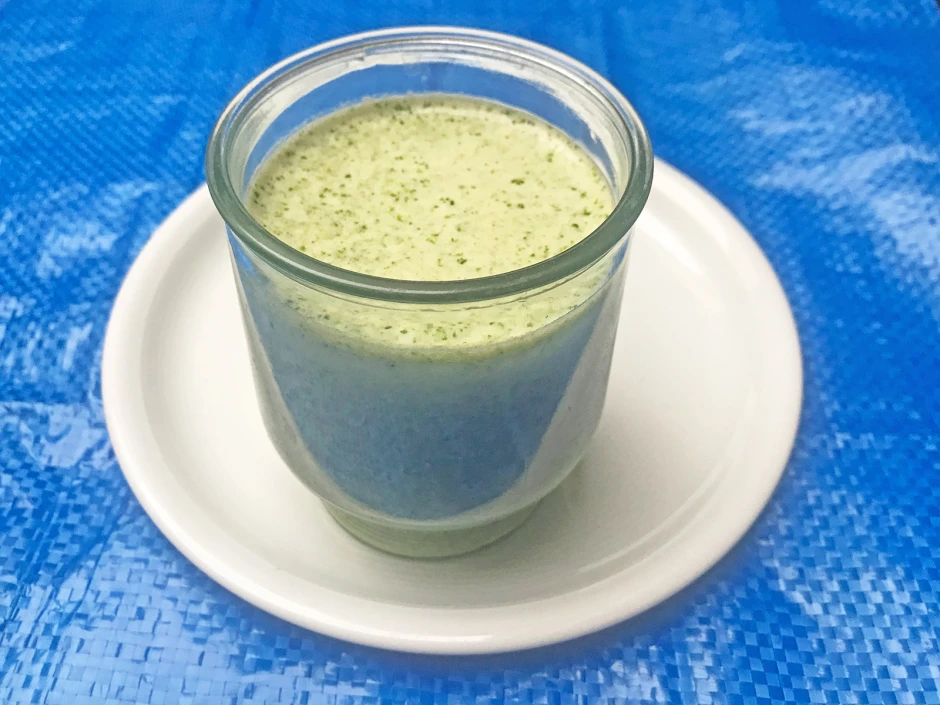 Grüne Bananenmilch