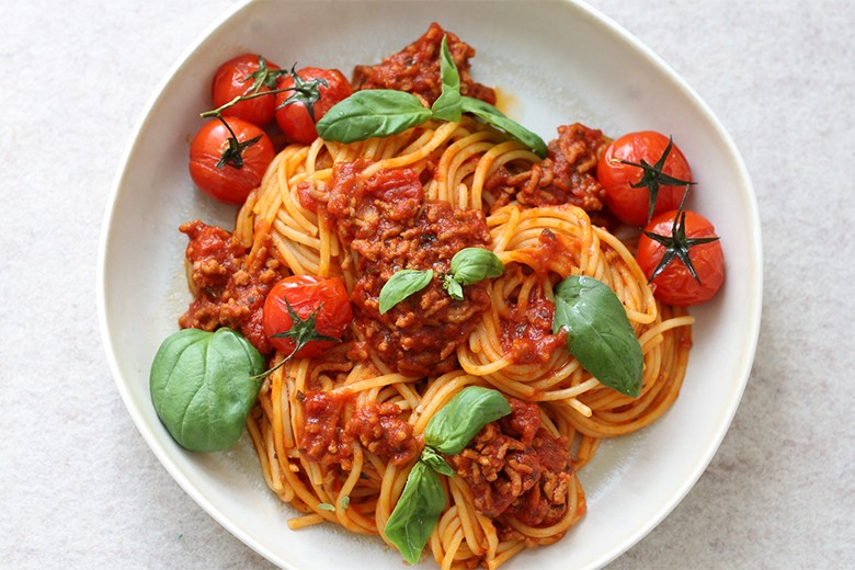 Bolognese & Tacos mit Rebel Meat Faschiertem