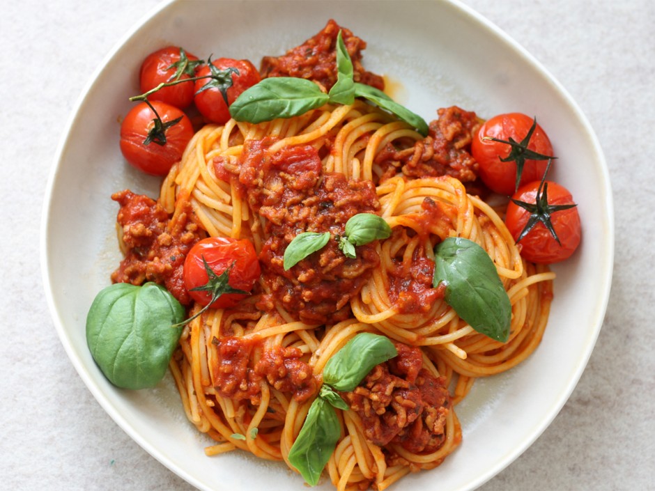 Bolognese & Tacos mit Rebel Meat Faschiertem