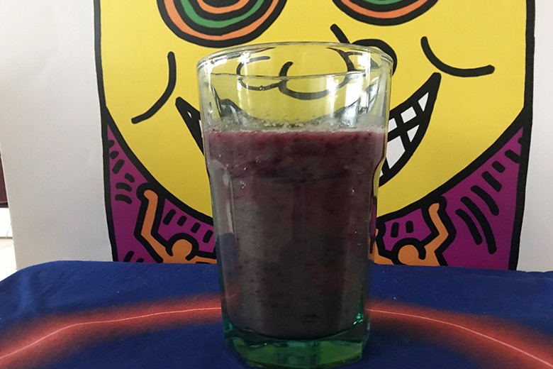 Eisberg-Heidelbeer-Smoothie