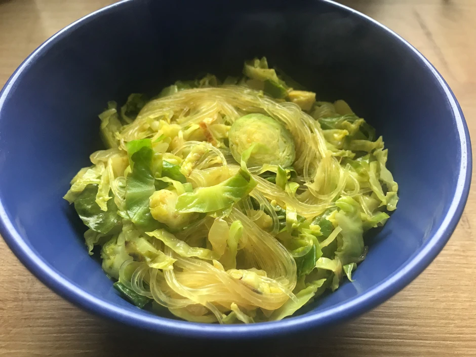 Kohlsprossen aus dem Wok