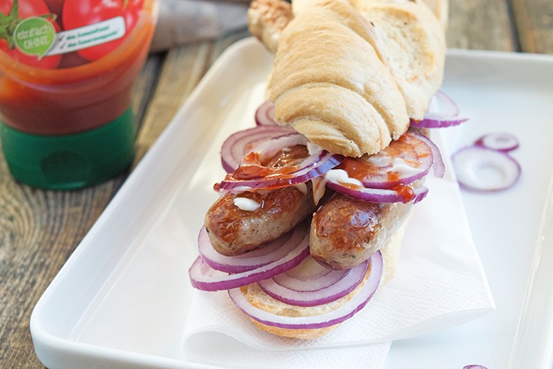 Bratwurst-Burger