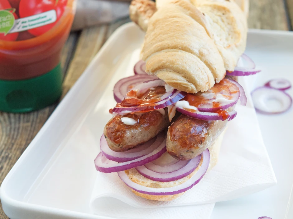 Bratwurst-Burger