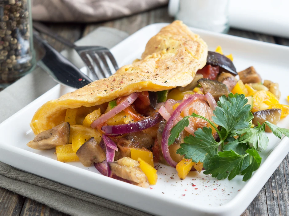 Provenzalisches Käse-Omelett