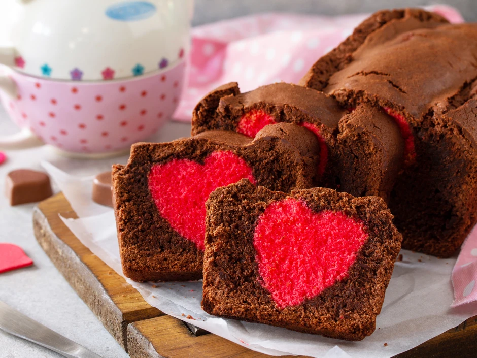 Kuchen mit Herz