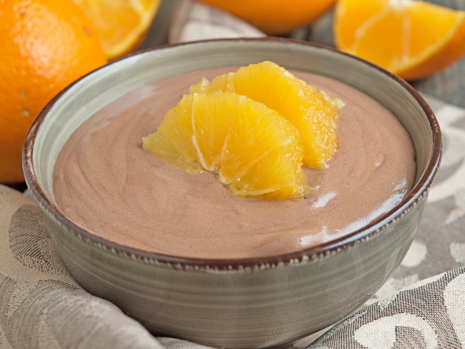 Orangen-Schoko-Mousse