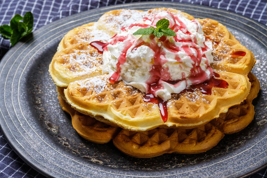 Einfache Waffeln