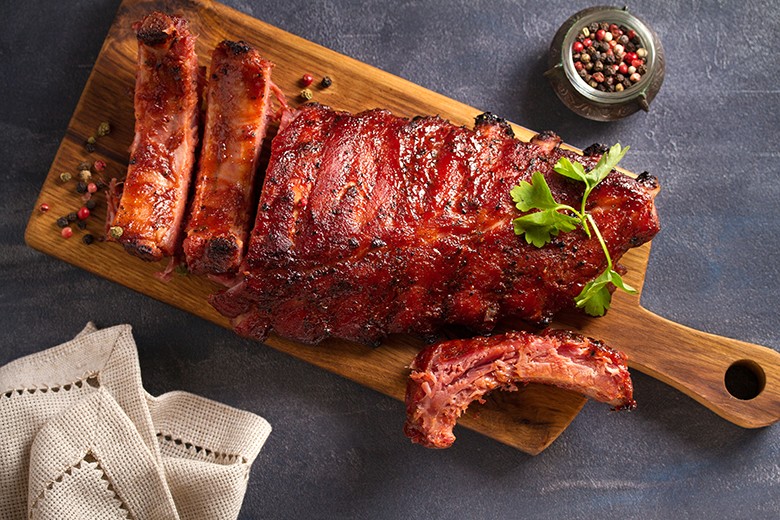 Perfekt gegrillte Spareribs