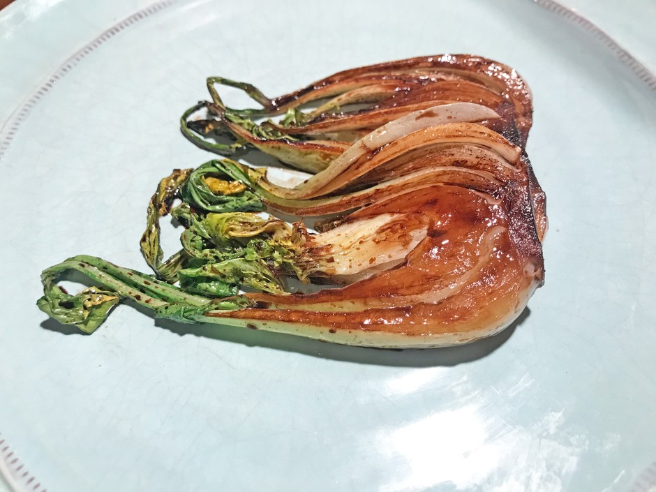 Pak Choi in Shoyu gebraten