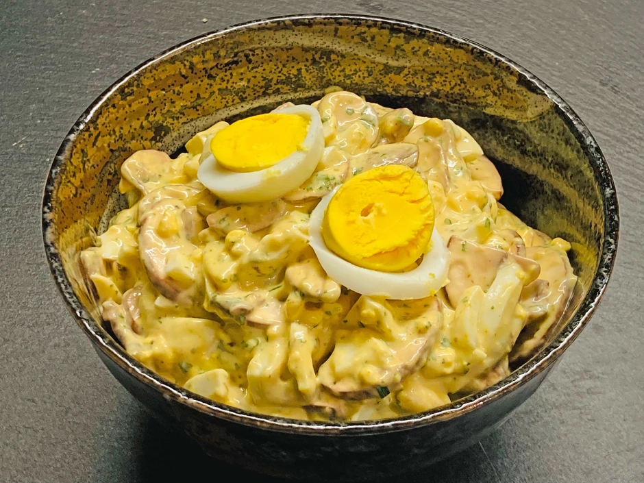 Eier-Champignon-Salat