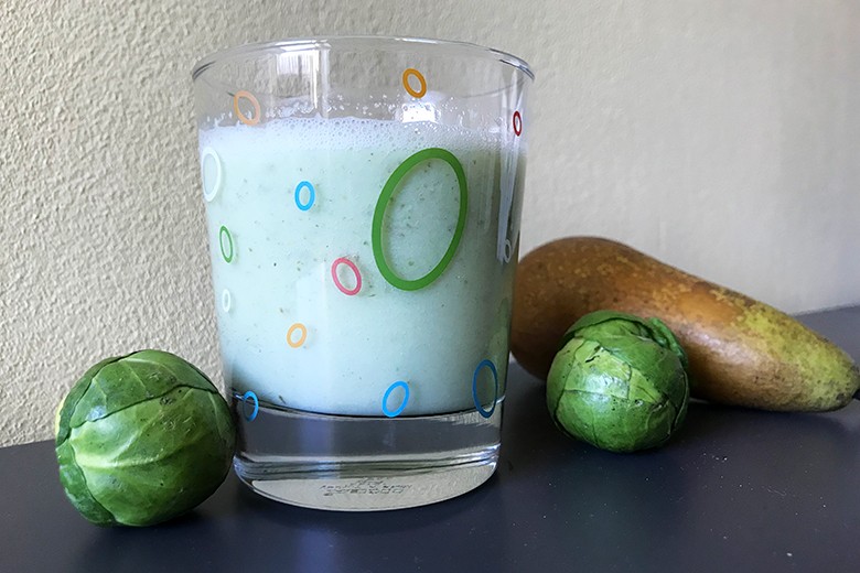 Kohlsprossen-Birnen-Smoothie