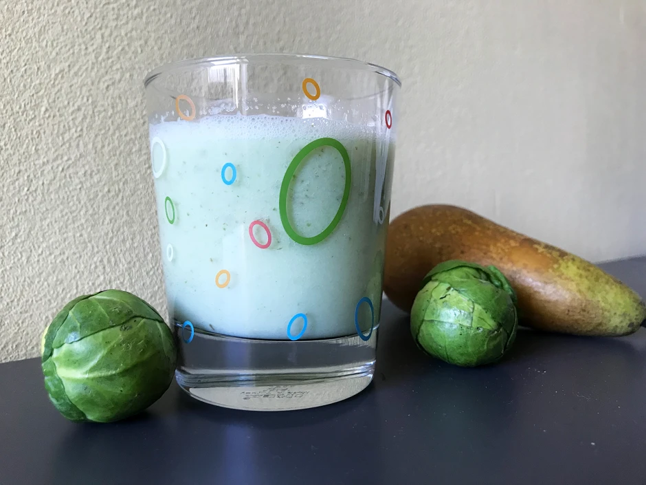 Kohlsprossen-Birnen-Smoothie