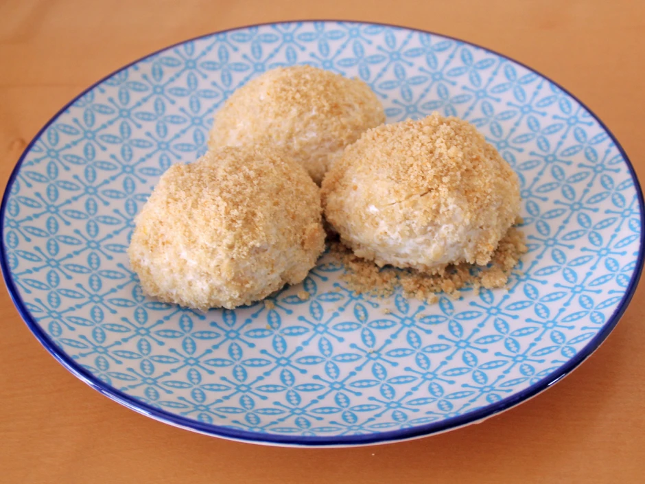 Topfenkn&ouml;del mit Haferflocken aus dem Dampfgarer