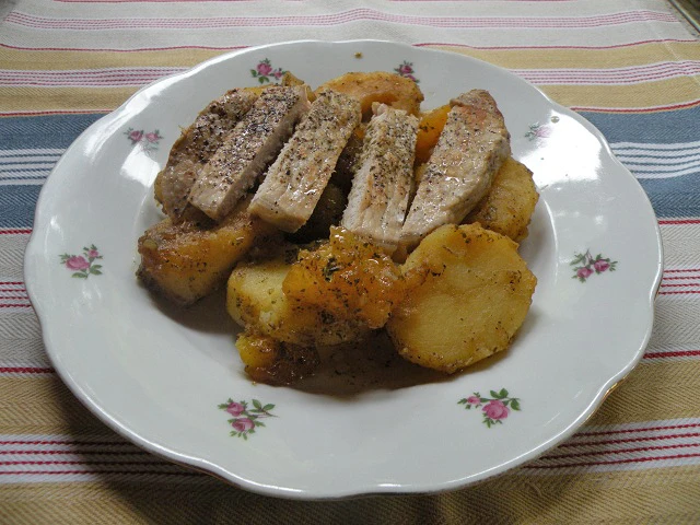 Schweineschnitzel mit K&uuml;rbisgem&uuml;se