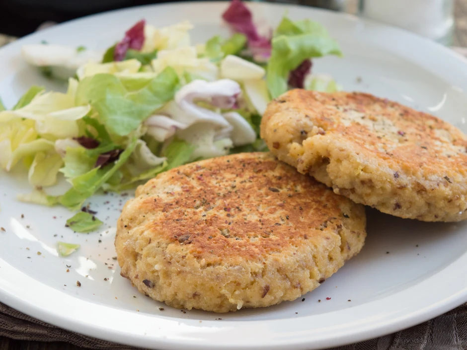 Auberginen-Puffer