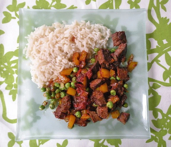 Wok mit Rindfleisch