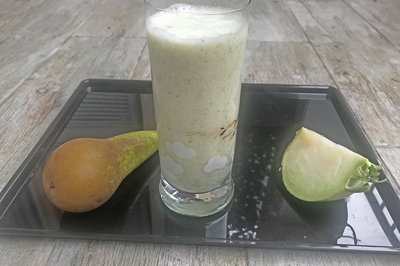 Kohlrabi-Birnen-Smoothie