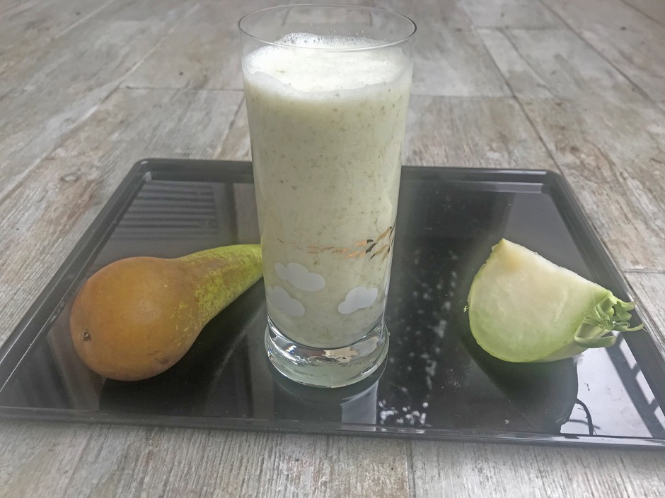 Kohlrabi-Birnen-Smoothie