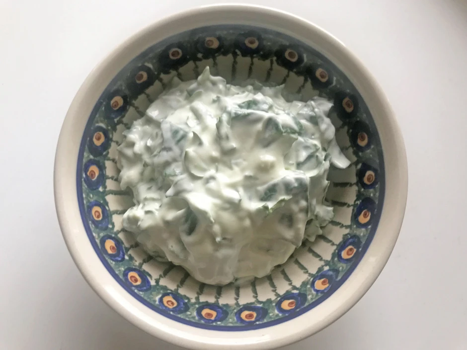 Spinat-Topfen-Salat