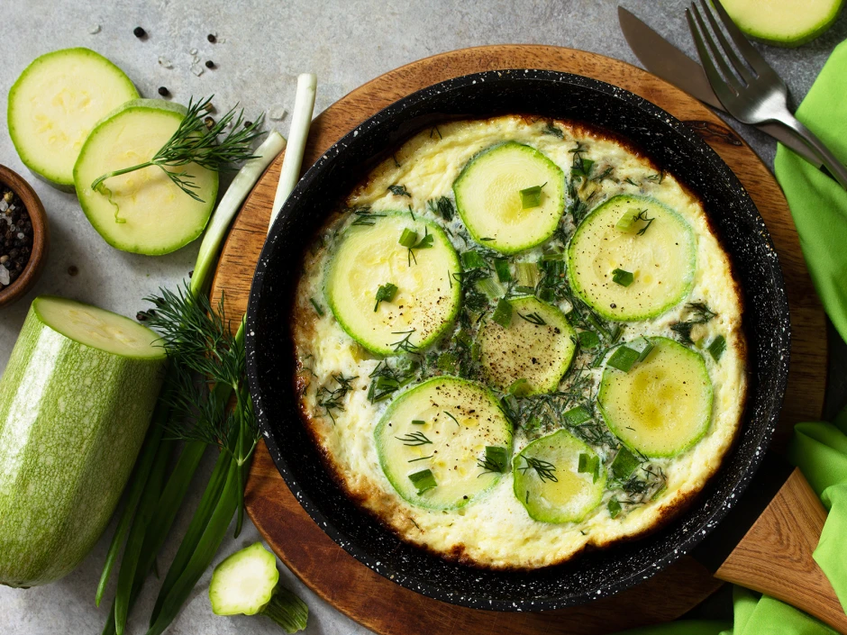 Omlette mit Zucchini