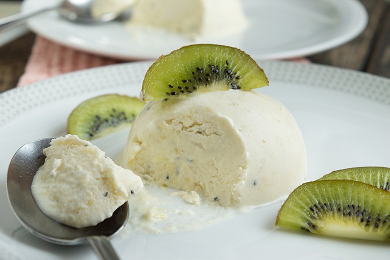 Kiwi-Eiscreme