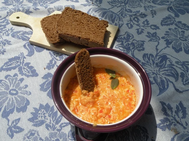 K&auml;se-Dip aus dem Backrohr