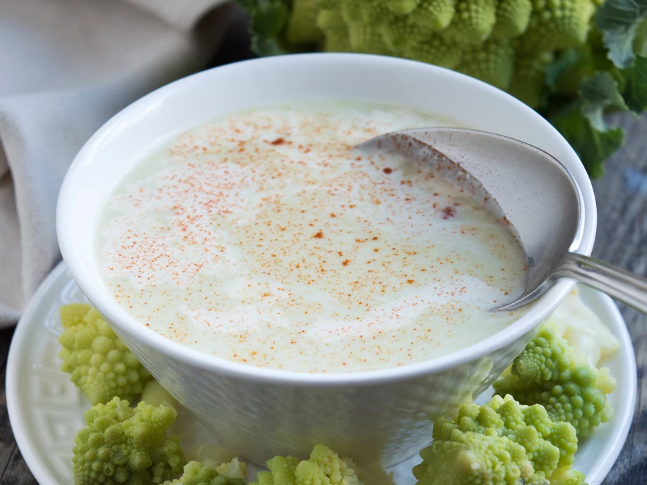 Cremige Romanescosuppe