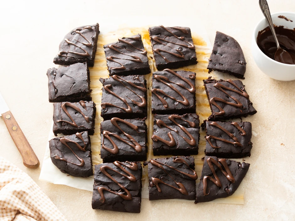 Schoko-Orangen-Brownies glutenfrei